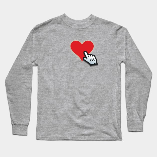 Heart Starter Long Sleeve T-Shirt by at1102Studio